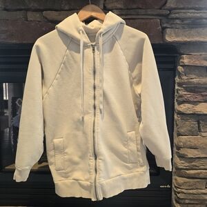 Vuori Salt Cream Full-Zip Restore  Hoodie Sz Small (FLAW)